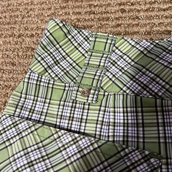 Lole Green Plaid Water Repellent Quick Dry Skort - Picture 4 of 10